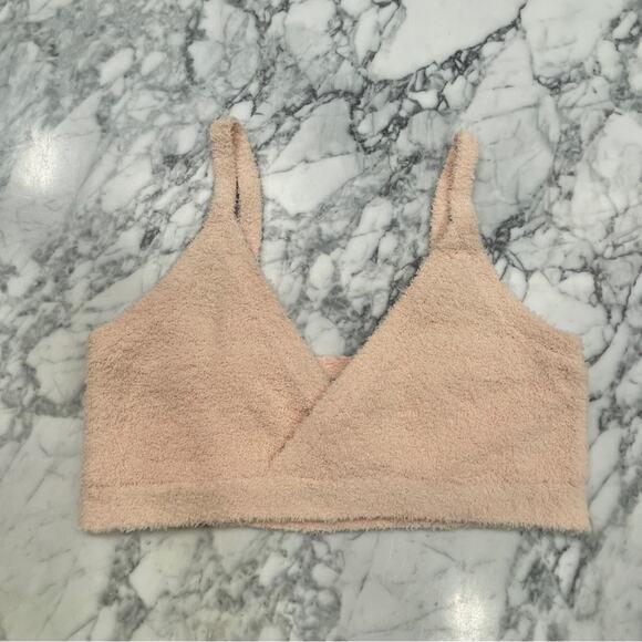 INC International Concepts x CULPOS Concepts Fuzzy Cropped Knit Tank Top Blush M - Picture 4 of 8